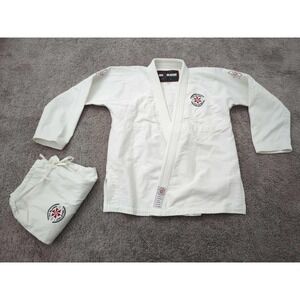 Six Blades Kimono Set Mens A3 White Brazilian Jiu Jitsu Martial Arts Uniform